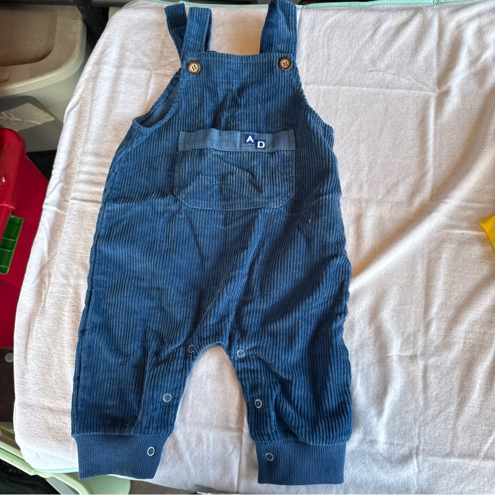 Baby boy 6-9 months blue overalls - Picture 2 of 5